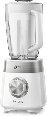Блендер Philips 5000 Series HR2224/00, 2 л, 800 Вт, білий