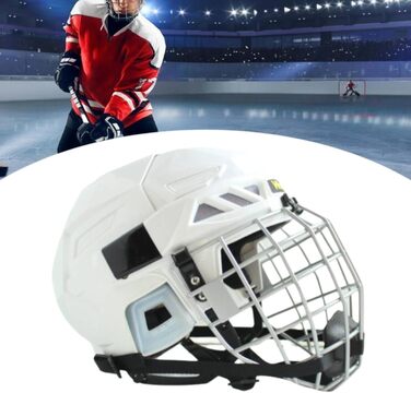 Хокейний шолом, воротарський шолом для хокею з ремінцем підборіддя, хокейний шолом, аксесуари для хокейних ігор, вправи для хокею на суходолі