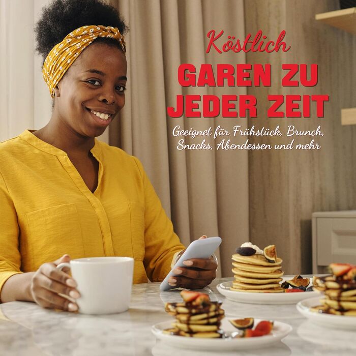 Міні-млинниця SugarWhisk, млинниця, електрична подвійна млинцева сковорода, сковорода для млинців, ідеально підходить для млинців,