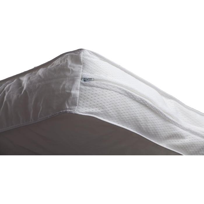 Подушка для шиї Jekatex Sweety, чохол бавовна, наповнювач поліестер, біла, 30 x 70 x 10