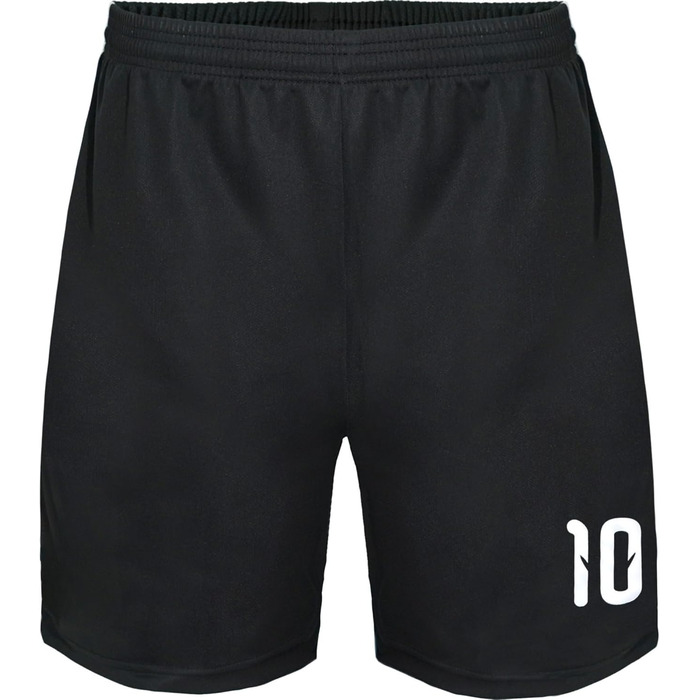 Лев. 10 Новий комплект дитячих футбольних шортів, шкарпеток та футболок 2026 року, розміри 28/164 (10-11 років), білий/синій