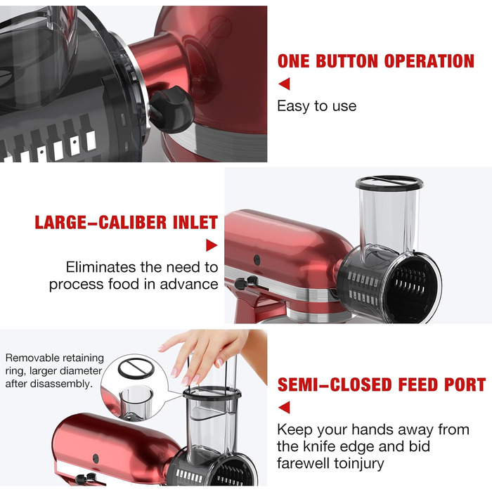 Підходить для електричної тертки для сиру