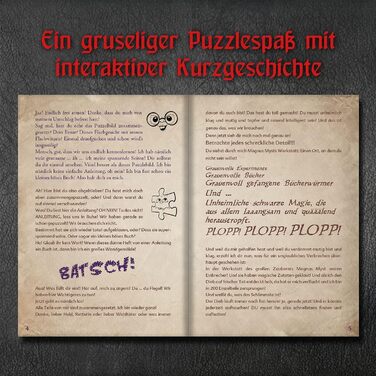 Пазл Сюжет Пазл Маленьке Зло, 200 елементів, інтерактивна головоломка-пригода зі страшними розвагами, читання - головоломка - розг