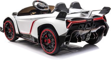 Дитячий автомобіль - Електромобіль Lamborghini Veneno - ліцензійний - 12V10AH, 4 двигуни - 2.4Ghz пульт дистанційного керування, M