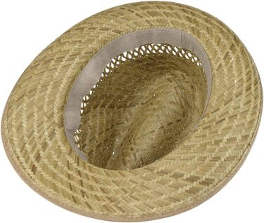 Солом&39яний капелюх Lipodo Bogart, натуральний колір, зроблено в Італії, для жінок і чоловіків, розмір XL, натуральний колір
