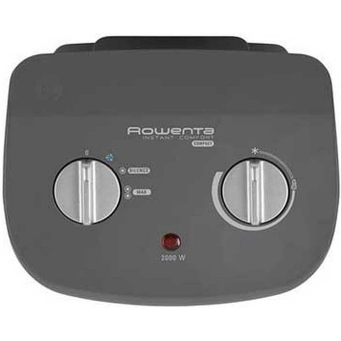 Компактний обігрівач Rowenta SO2320 Instant Comfort 2000 Вт 2 рівні потужності тихий режим легкий та портативний Auto Safety Сірий, до 35 м