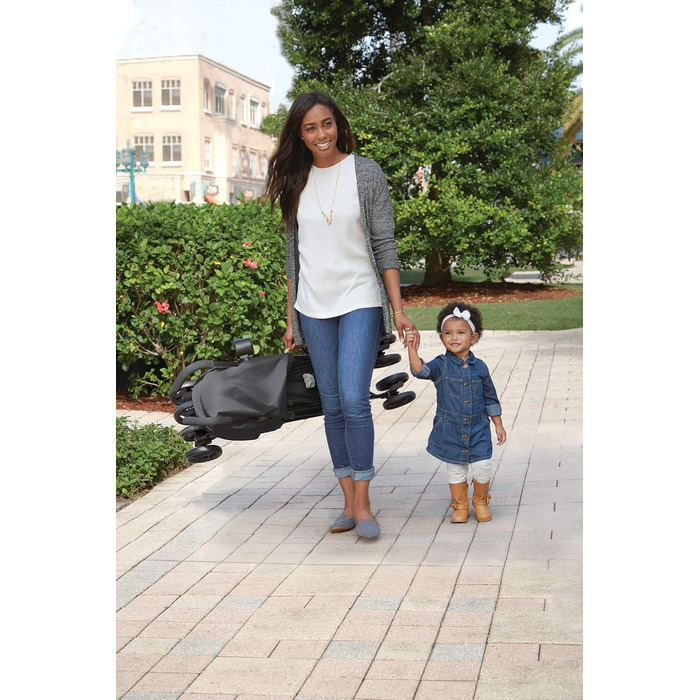 Коляска Graco TraveLite, від народження до приблизно 3 років (0-15 кг), легка, складна, з положенням для сидіння, плавно регульова