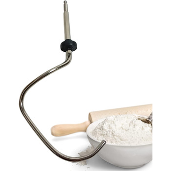 Світло-блакитний гачок для тіста 2666 для кухонного комбайна Bosch I Змінний гачок для тіста підходить для Bosch MUM4 і MUM5 I Гачок для тіста з нержавіючої сталі для кухонного комбайна I Аксесуари Bosch MUM4/MUM5 I Запасна частина кухонного комбайна