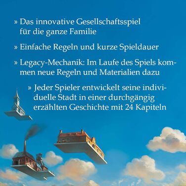 Моє місто - Ваше місто стає унікальним, Різноманітний сімейний набір для 2-4 гравців, Вік 10, Гра в стилі "Легасі", Настільна гра, Гра для вечірки, 691486