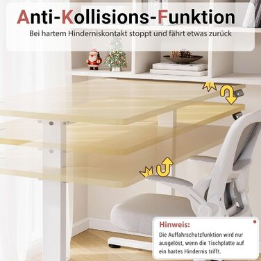 Стіл з регульованою висотою 160 x 80 см, стіл з електричним регулюванням висоти та функцією пам&39яті, ігровий стіл, регульований стіл, комп&39ютерний стіл для офісу, стіл для роботи стоячи, бежевий 160 x 80 см