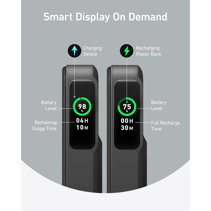 Сертифікований Qi2 надшвидкий мобільний зарядний пристрій потужністю 15 Вт, сумісний з MagSafe, акумулятор на 10 000 мАг з розумни
