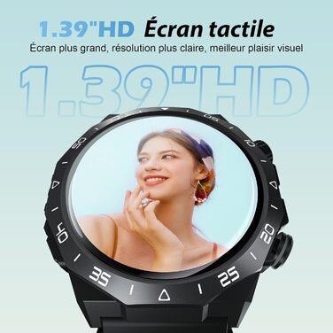 Розумний годинник для чоловіків та жінок, 1,39-дюймовий сенсорний фітнес-годинник з Bluetooth-дзвінками, ШІ-помічником, 112 спортивних режимів, фітнес-трекер, монітор серцевого ритму SpO2, монітор сну, крокомір, водонепроникний спортивний годинник IP68 дл