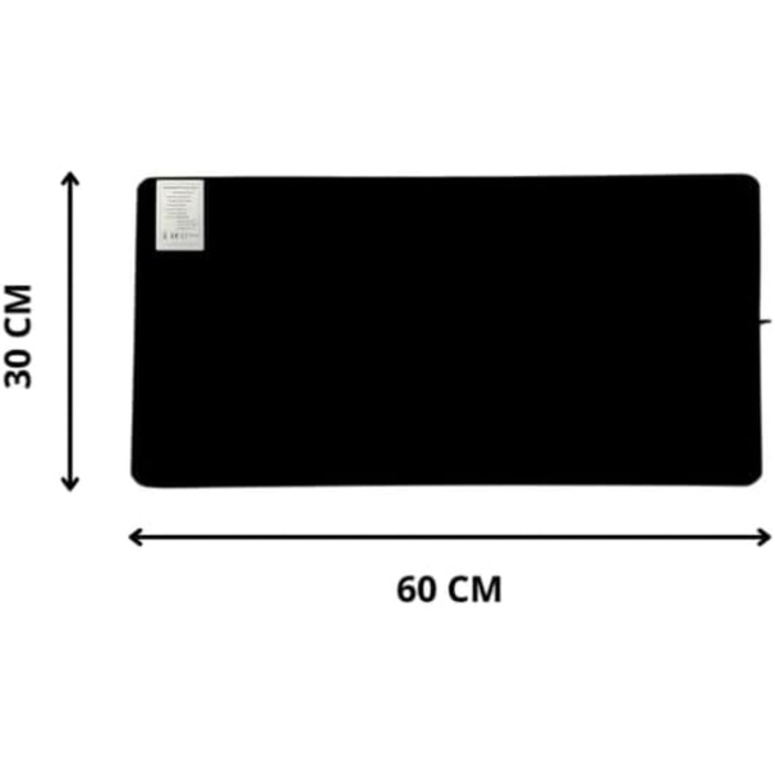 Інфрачервоний обігрівач для столу 200 Вт, що встановлюється під стіл самоклеюча нагрівальна панель для столу та столу Зігріває ноги, регульована яскравість, інфрачервоне випромінювання понад 60 Durensa