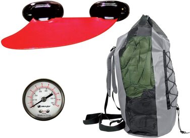 Надувний каяк Sevylor Yukon, канадське каное Надувний каяк Sevylor Yukon, двомісний складний каяк, включаючи сумку, манометр та плавник, 382 x 98 см