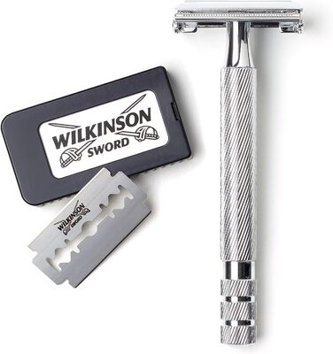 Подарунковий набір Wilkinson Sword Classic Premium Vintage Edition з чоловічою щіткою для гоління 5 лез, 408 г