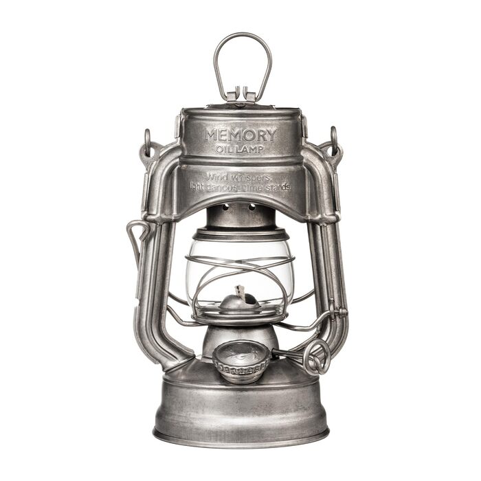 Ретро-ліхтар Thousand Winds Storm, гасова лампа для вулиці (версія Storm), гасовий ліхтар Memory для використання на свіжому повітрі, кемпінгу, походів, патіо, пікніка - вітрозахисний, з ручкою для перенесення, ретро-срібло TW6011 ретро-срібло
