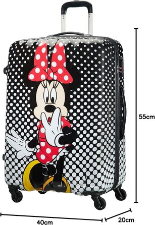 Дитячий багаж, 55 см, 36 л, різнокольоровий (Minnie Mouse Polka Dot) Multicoloured (Minnie Mouse Polka Dot) S (55 см - 36 л)