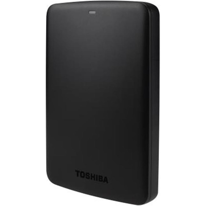 Мобільний жорсткий диск Toshiba Canvio Basics 2 ТБ (6,4 см (2,5 дюйма), USB 3.0) чорний 2 ТБ Версія 2016 року