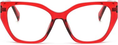 Окуляри Long Keeper Blue Light Filter Glasses Жіночі комп&39ютерні окуляри Cat Eye Anti Blue Light Anti Eyestrain Red Clear