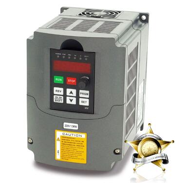 Привід зі змінною частотою (ЧРП), комп&39ютеризоване числове програмне забезпечення (ЧПК), інверторний перетворювач двигуна, для шпиндельного двигуна, регулювання швидкості, серія Huanyang HY (220 В/1,5 кВт) 220 В (1,5 кВт/2 л.с.)