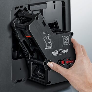 Повністю автоматична кавоварка Siemens EQ.6 plus s700 TE657503DE, для багатьох кавових делікатесів, насадка для спінювання молока, керамічна кавомолка, функція подвійної чашки, захист від вапняного нальоту, автоматичне очищення парою, 1500 Вт, нержавіюча 