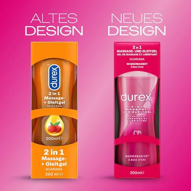 Набір для побалування лубрикантом для нього та неї з 10 мл Durex Intense Orgasmic Gel 200 мл Play Massage 2в1 Guarana 50 мл Play Warming