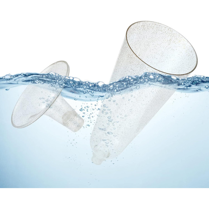 Келихи для шампанського Czemo пластикові 20 шт. келихи для шампанського пластикові келихи для шампанського тверді пластикові стака