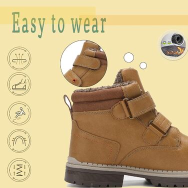 Дитяче зимове взуття ARRIGO BELLO, зимові чоботи, для хлопчиків та дівчаток, розміри 31-38, застібка на липучці, на підкладці, теплі, зручні, нековзні зимові чоботи, жовті, розмір 37 EU