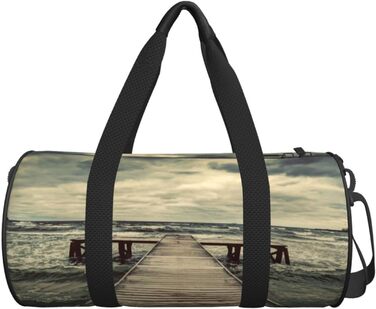 Кругла спортивна сумка для подорожей, чоловіча та жіноча спортивна сумка