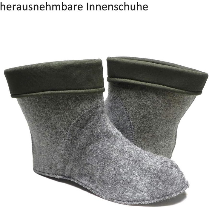 Короткі легкі гумові чоботи DEMAR Agro LUX 48 EU з підкладкою з EVA, зелені