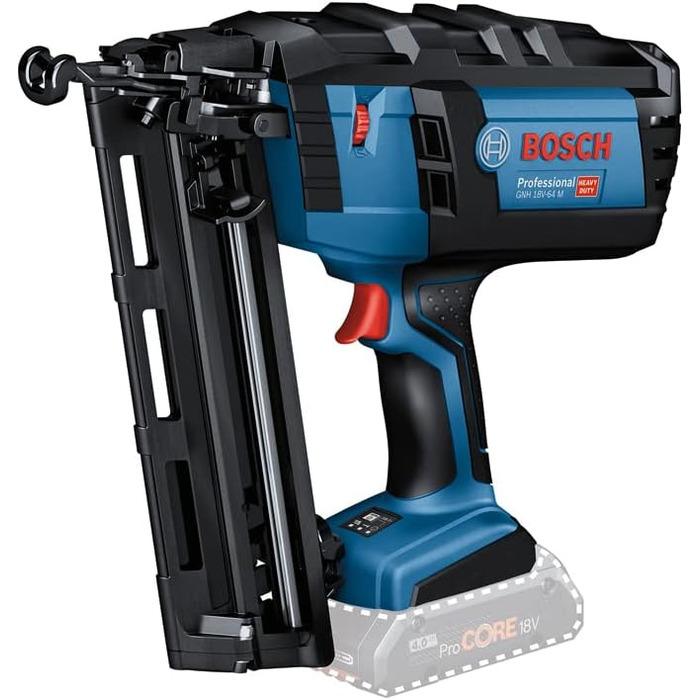 Акумуляторний цвяходер Bosch Professional 18V System GNH 18V-64 M (макс. Ø цвяха 1,6 мм, довжина цвяха 64 мм, вкл. L-BOXX, без аку