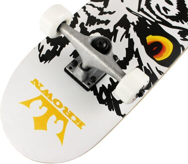 Скейтборд Krown Rookie Animal - якість в стилі Pro - 7-шарова дека з клена, алюмінієві вантажні колеса, уретанові колеса, прецизій