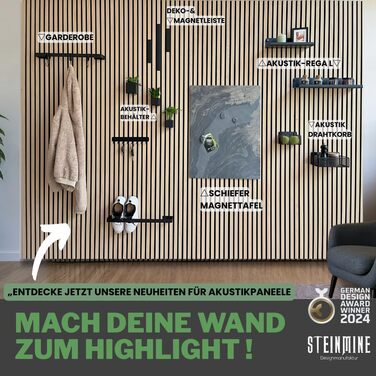 Набір аксесуарів дизайнерського виробника, полиці та настінні контейнери для настінних органайзерів та акустичні панелі для саморобних настінних полиць для офісу, кухні тощо (великий металевий дротяний кошик для настінних органайзерів без свердління) Мета