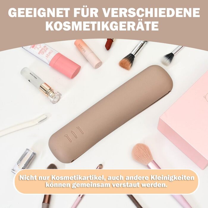 Органайзер для макіяжу преміум-класу з шухлядами містке та безпилове місце для зберігання косметики у вашому туалетному столику великий органайзер для макіяжу коробка для косметичного столика (білий) тримач для пензлів для макіяжу