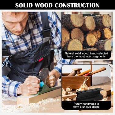 Дерев&39яний тримач для дротиків 2-в-1 та настінне кріплення Декоративний тримач для дротиків Презентаційна стійка для дротиків Кріплення для дротиків для домашнього використання Чорний 15 x 3,7 x 5,8 см