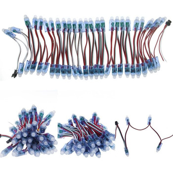 Штук 12 мм WS2811 повнокольоровий світлодіодний піксельний світловий модуль DC5V IP68 водонепроникний RGB 2811 1903 IC цифровий світлодіодний різдвяний світильник, 500