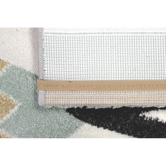 Ігровий килимок дитяча кімната кактус зебра індійський намет лев жовтий сірий крем розмір 160x230 см