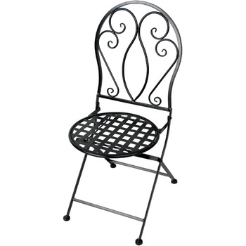 Металевий стілець Primaster Прованс Iron Black Garden Chair