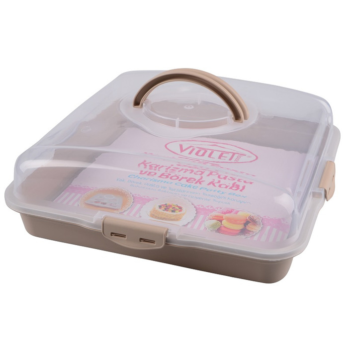 Тортівниця Violet House 0036 Каризма Cappucino 13х38х38 см (6900229)