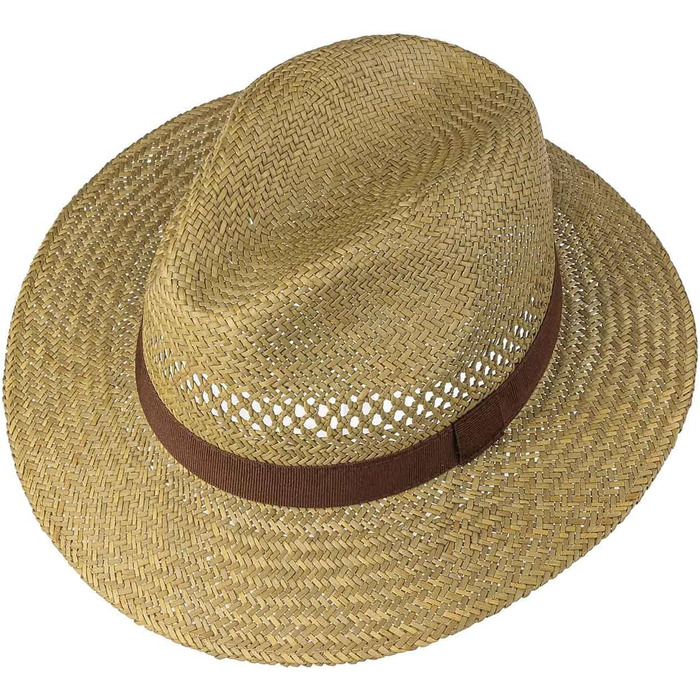 Чоловічі капелюхи Lipodo Traveller Солом&39яний капелюх Lipodo Sun Traveller, розмір L, натуральний