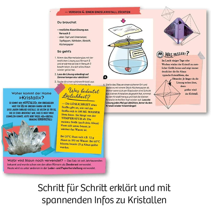 Набір для експериментів Crystal Breeding KOSMOS, вирощування кристалів