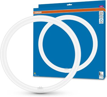 Кільцева світлодіодна трубка, 24W, 2900lm, 6500K, денне біле світло, LED альтернатива класичним люмінесцентним лампам T9, довгий термін служби, низьке енергоспоживання, 9C EM 40