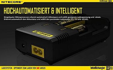 Зарядний пристрій NiteCore NC-i2 версії 2014 Intellicharge для Li-Ion/NI-Mh/NI-Cd акумуляторів (вихідний струм 2 шт. 500mA)