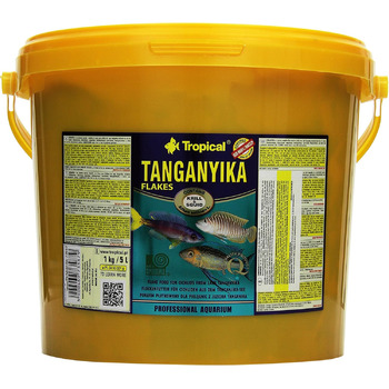 Пластівцевий корм Tropical Tanganyika для цихлід Танганьїки, Танганьїка, упаковка з (1 x 5 л)