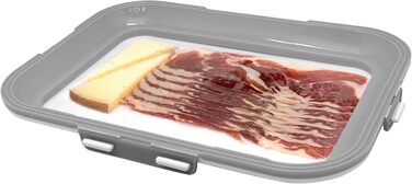 Багаторазова вакуумна ємність для зберігання продуктів ідеально підходить для фруктів, овочів, мяса та риби, 889