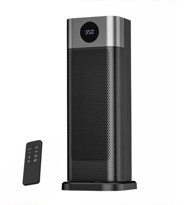 Енергозберігаючий вентилятор-обігрівач, керамічний вентилятор-обігрівач PTC потужністю 2000 Вт, кімнатний обігрівач з термостатом, дистанційним керуванням, коливаннями 70, таймером 12 годин, захистом від перегріву та перекидання, електричний обігрівач для