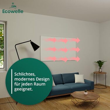 Інфрачервоний обігрівач Classic White 1200 Вт 10 років гарантії Зроблено в Німеччині Подвійний захист від перегріву 1200 Вт без термостата