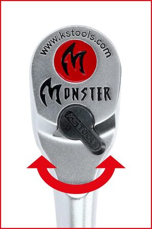 Реверсивна тріскачка 3/8 Monster, 100 зубців, 935.3890