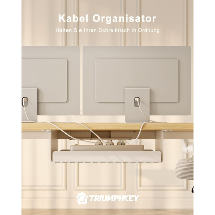 Стіл з регульованою висотою 160x80 з портом зарядки USB, 3 попередньо встановлені налаштування пам&39яті, стіл з регульованою висотою та органайзером для кабелів, комп&39ютерний стіл, стіл для роботи стоячи, бежевий 160 x 80 см, клен білий