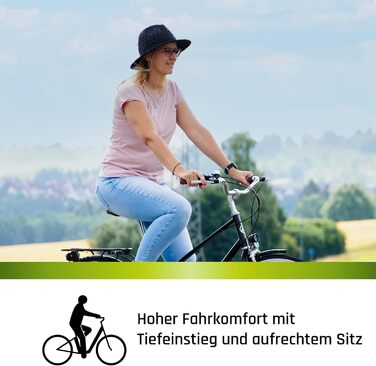 Жіночий велосипед Galano Arizona, 28 дюймів, міський велосипед, 7 передач, голландський велосипед, ретро V-Brakes